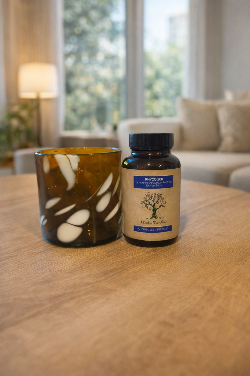 PHYCOCYANINE 200MG 3 MOIS + 1 VERRE SOUFFLÉ OFFERT