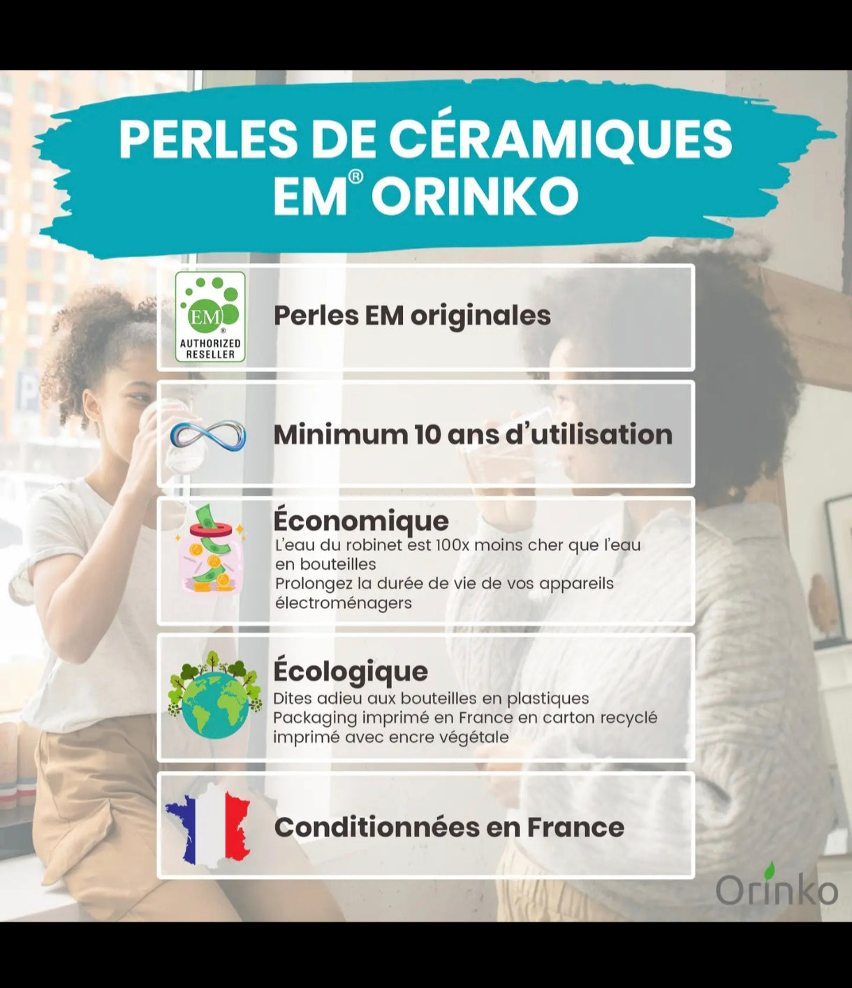PERLES DE CÉRAMIQUE ROSE EM *15