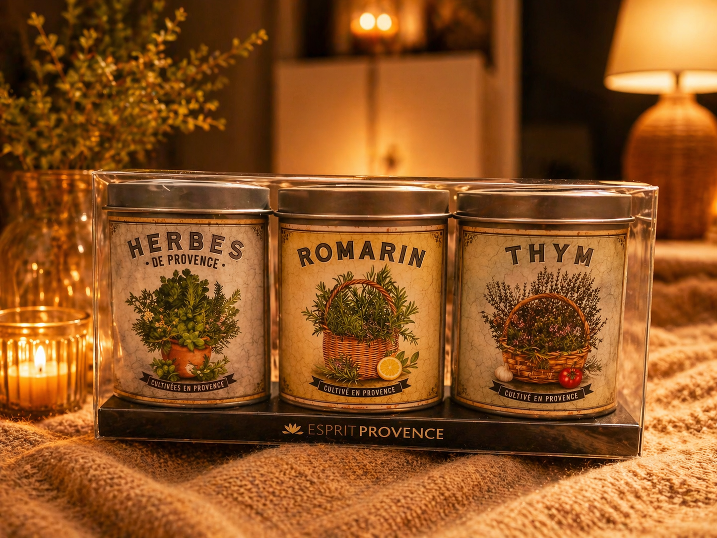TRIO H. DE PROVENCE/ ROMARIN/THYM