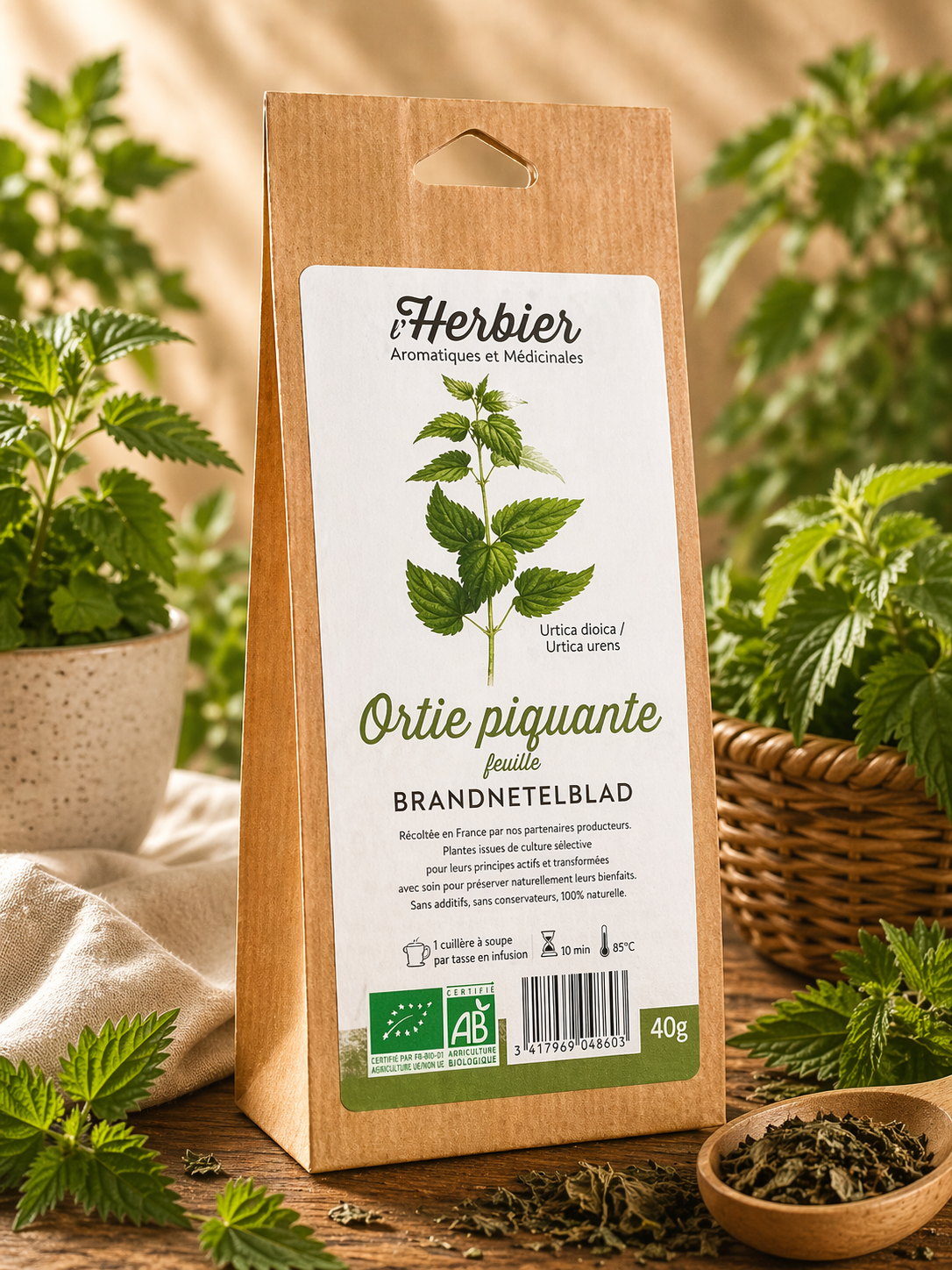 ORTIE PIQUANTE  (Feuille)