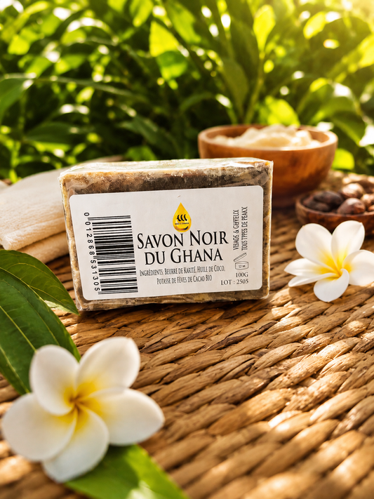 SAVON NOIR DU GHANA 100GR
