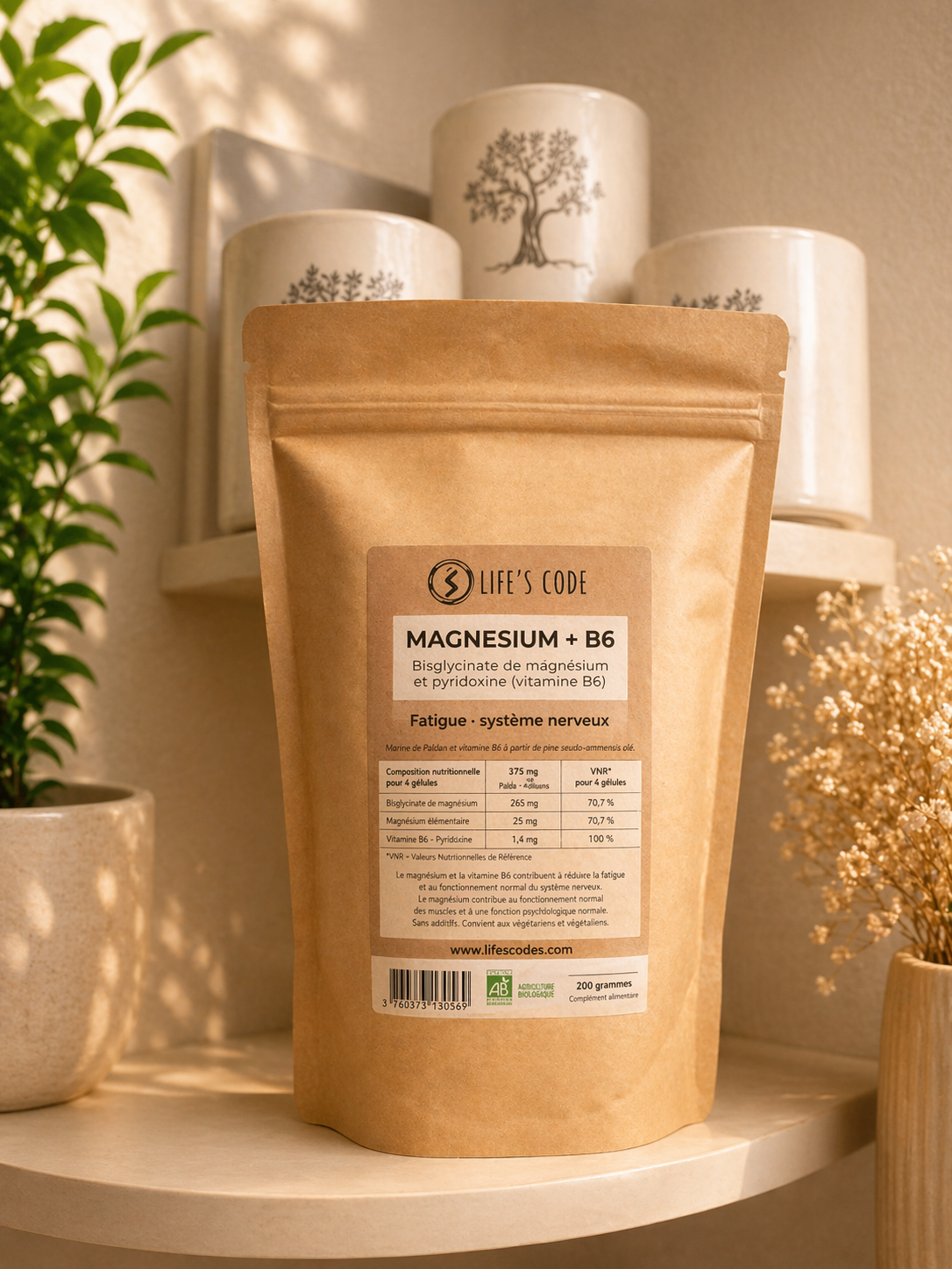 MAGNÉSIUM BISGLYCINATE +VITAMINE B6
