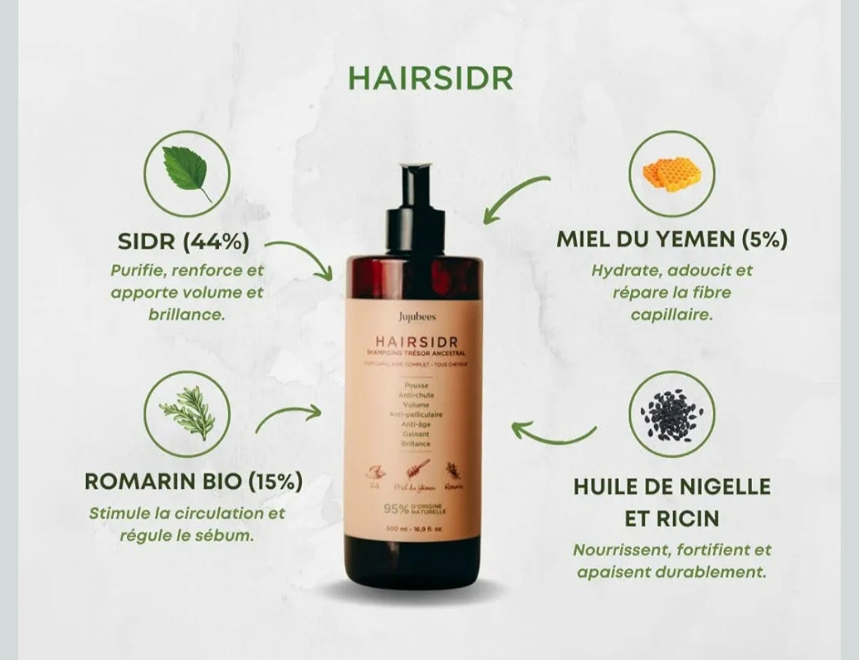 HAIRSIDR Shampooing Trésor Ancestral