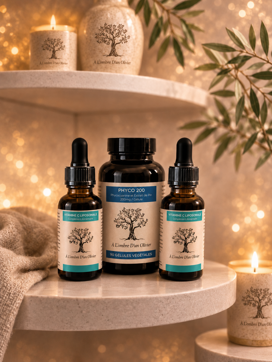 Pack Base 3 mois – Phycocyanine 200mg + Vitamine C Liposomale