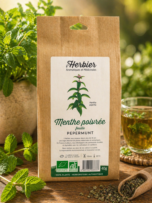 MENTHE POIVRÉE ( Feuille)