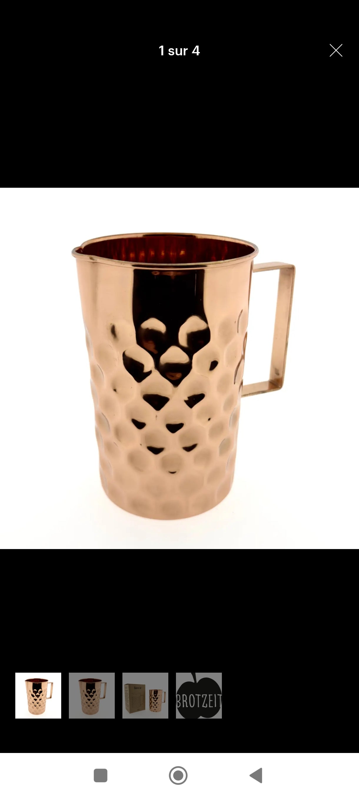 PICHET CUIVRE 1.5 L