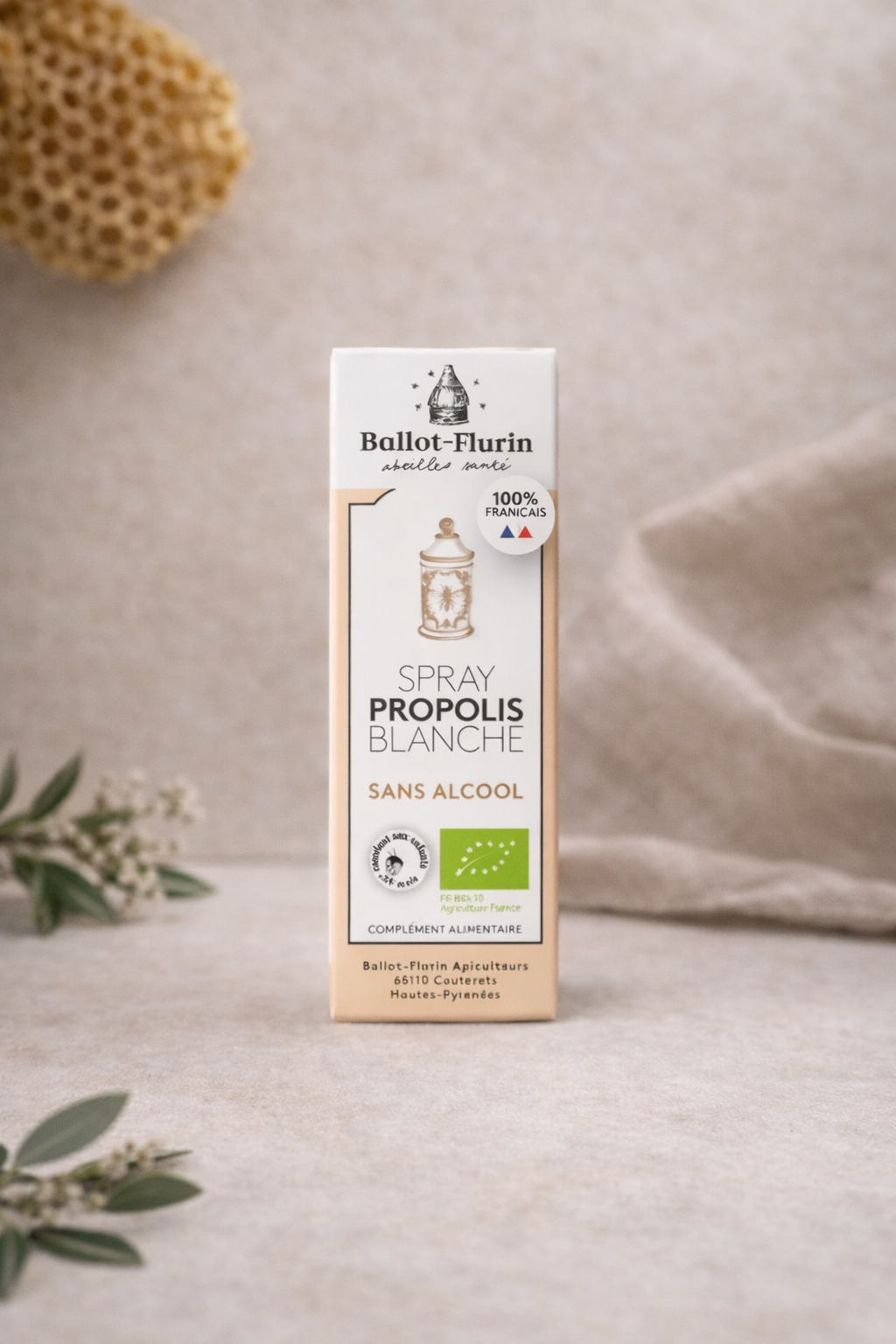 SPRAY PROPOLIS BLANCHE GORGE sans alcool